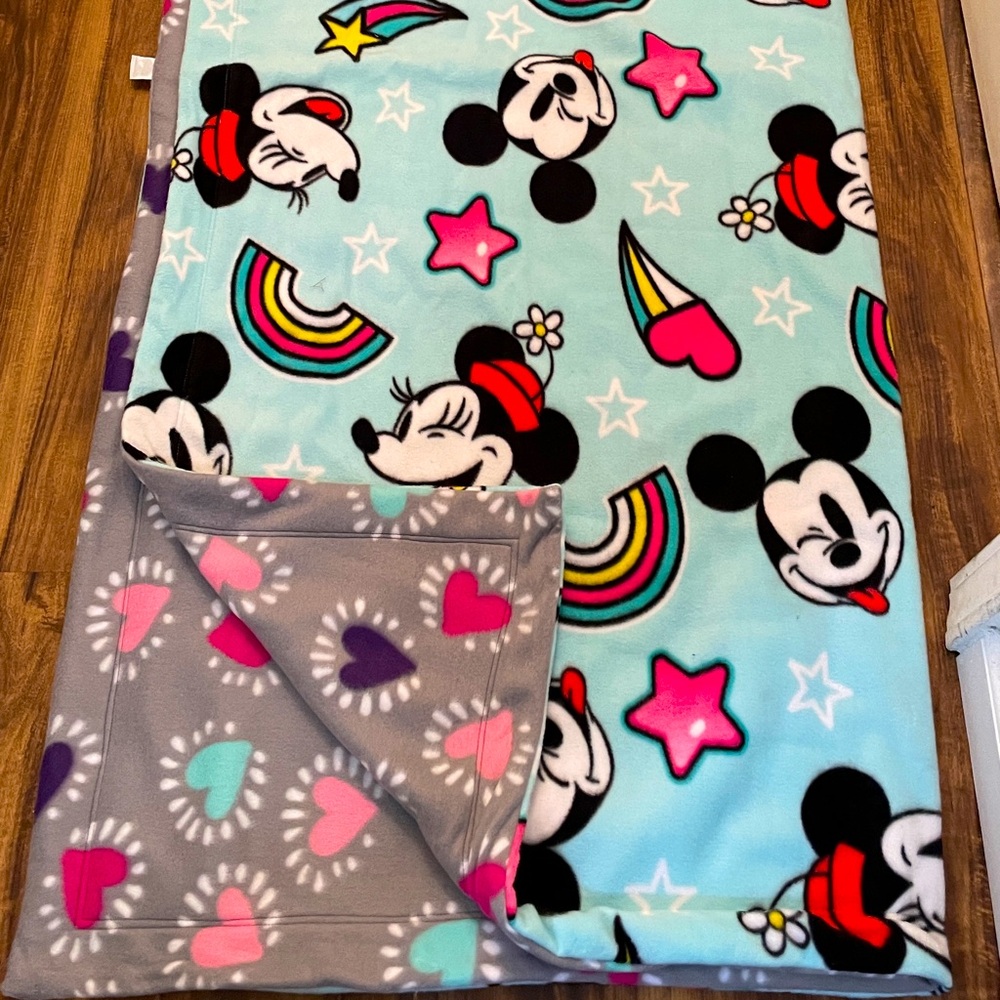 Minnie/Mickey Mouse Fleece Blanket